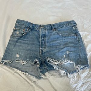 Levi’s 501 blue jean shorts size W32 excellent condition